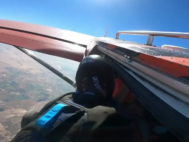 Saut découverte en chute libre encadré au-dessus de Taroudant
